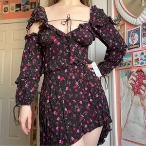 For love and lemons NWT floral mini dress